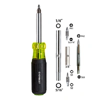 Household Screwdriver
9-in-1 Screwdriver Multi-tool is a versatile multi-bit
Faactory Interchangeable 9 In 1 Screw driver Set PVC TPE comfort and torque Hand tools Multi-function Household Screw driver