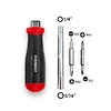 6-in-1 screwdriver set
Multi-function screw driver
Factory Multi Purpose 6 In 1 Screwdriver Set Great Quality 6-in-1 Multi-function Two-way bits Screw driver Magnetic Hand tools
