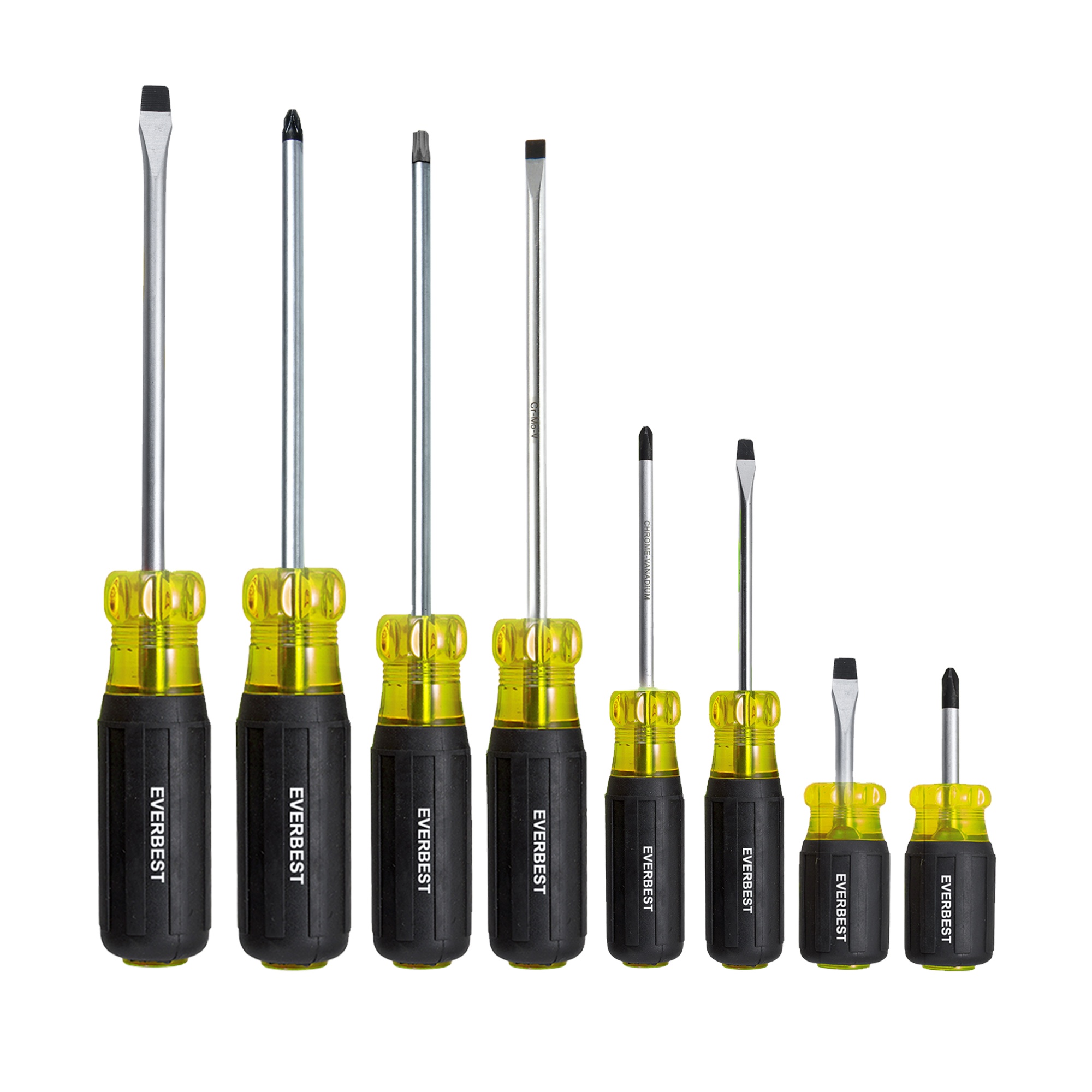 Magnetic Tip Screwdriver Flat Torx Hex Household Soft PVC Add TPE Handle Torque Stubby Custom logo Screw Driver Repair Tool Kit