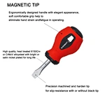 Stubby screwdriver 
tensile blade Wholesale Repair DIY Plastic Handle
screwdriver repair tool