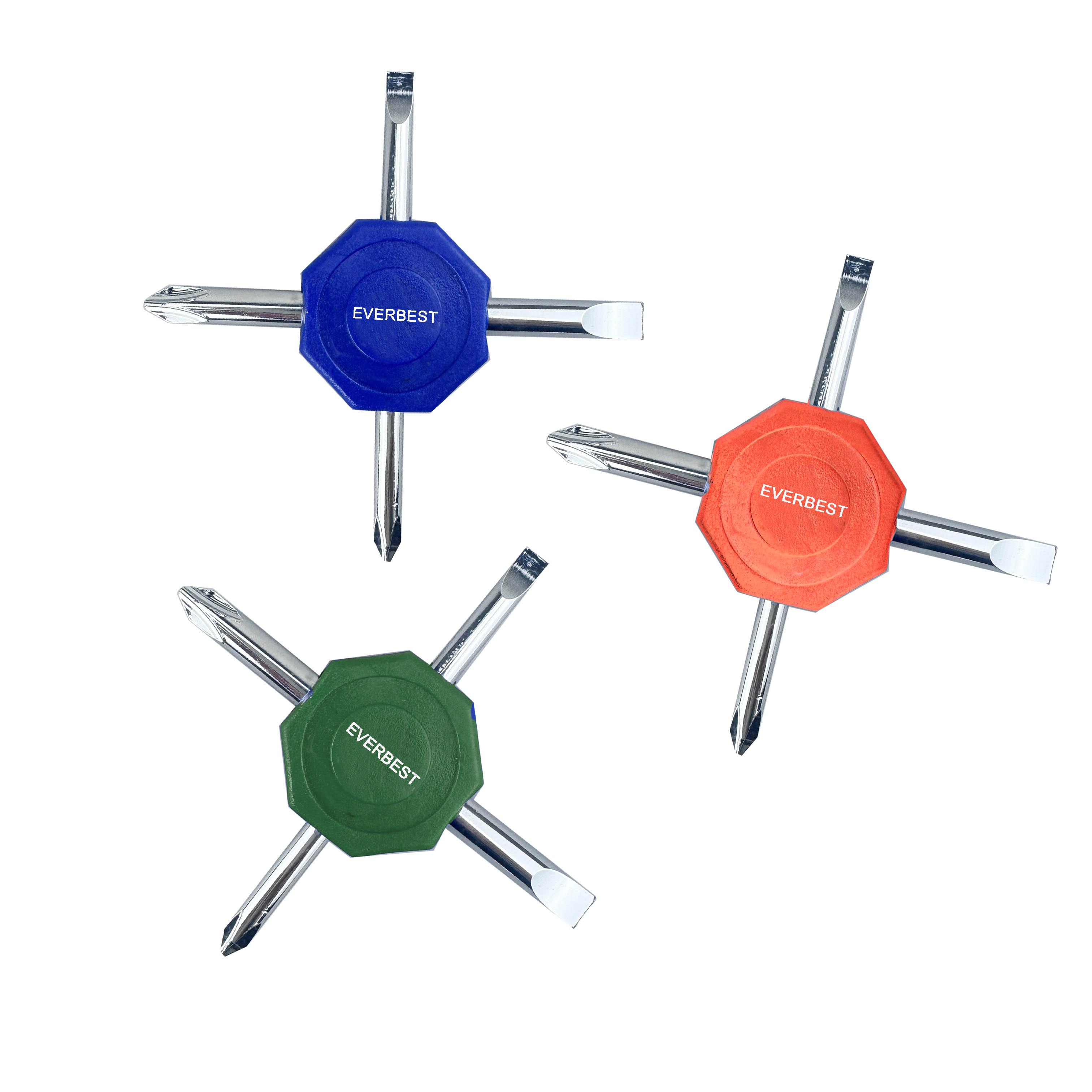 Factory Multi Function 4 Ways SL5 SL6 PH1 PH2 Easy Carry Screw Driver Cross Screwdriver 4 in 1 Screwdriver Promotional Gift