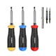 6-in-1 screwdriver set
Multi-function screw driver
Factory Multi Purpose 6 In 1 Screwdriver Set Great Quality 6-in-1 Multi-function Two-way bits Screw driver Magnetic Hand tools