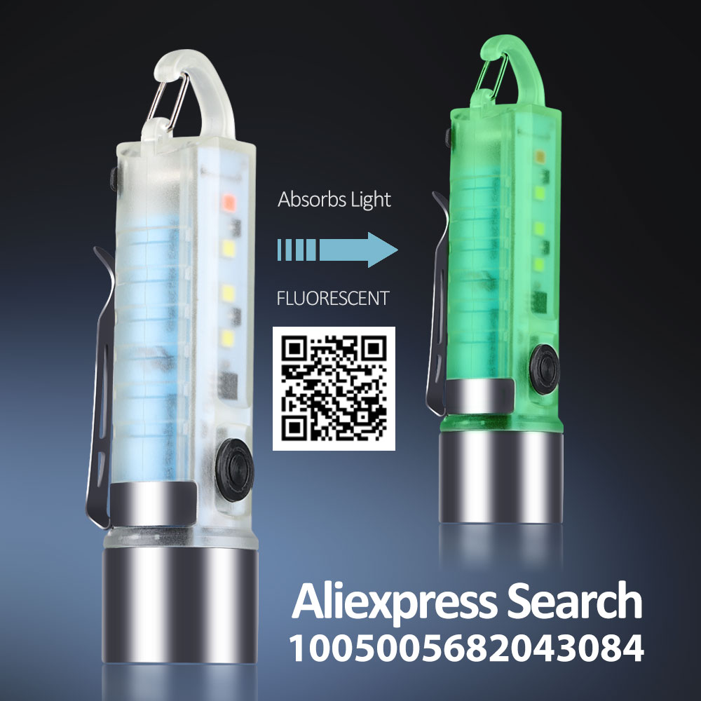 Fluorescence LED Flashlight Aliexoress Mini LED Torch