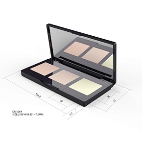 3 color eye shadow case