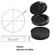 round blush case