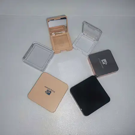 square compact powder case
