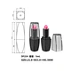 matte lipstick container tube