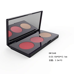 3 color eye shadow case