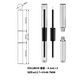 Double headed lip gloss tube