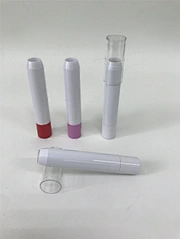 empty lip balm tube