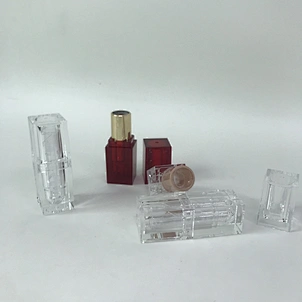 Square Clear Empty Lipstick Tubes