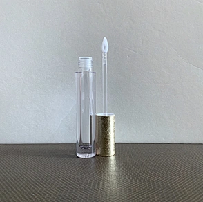 clear lipgloss tube