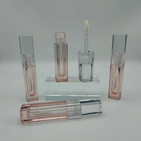clear lipgloss tube