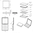 transparent eyeshadow case
