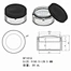 Loose Powder Cosmetic Container