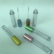 Plastic lip gloss tubes