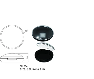 Single Eyeshadow Box Transparent