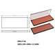 Long large makeup eyeshadow palette case