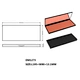 Long large makeup eyeshadow palette case