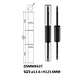 plastic package tube
