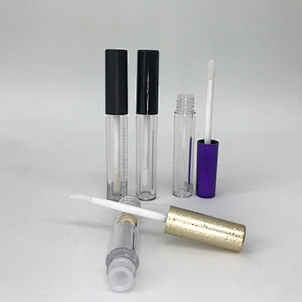 Plastic lip gloss tubes
