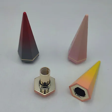 Wholesale 2g unique empty crayon shaped lip balm container pink plastic cosmetic lipstick tube