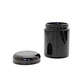 250ml Share Custom logo dark violet glass jar wide mouth airtight container smell proof with childproof cap