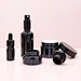 Essential Oil violet black cosmetic dropper bottle eye cream ceramic glass jar