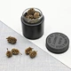 150ml Matte Black glass jar containers with Child resistant lids hemp packaging