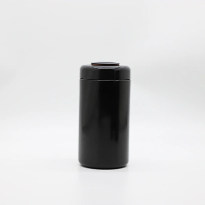 500ml Thermometer Lid Smell Proof Violet Glass Jar Storage Dry Flower Container