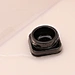 5ml black empty concentrates glass bottles with childproof TF cap glass jar with square