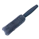 Microfiber Wheel and Rim Wand Brush Long Handle Tire Brush Car Cleaner Wheel Hub Brush Grey blue Colour