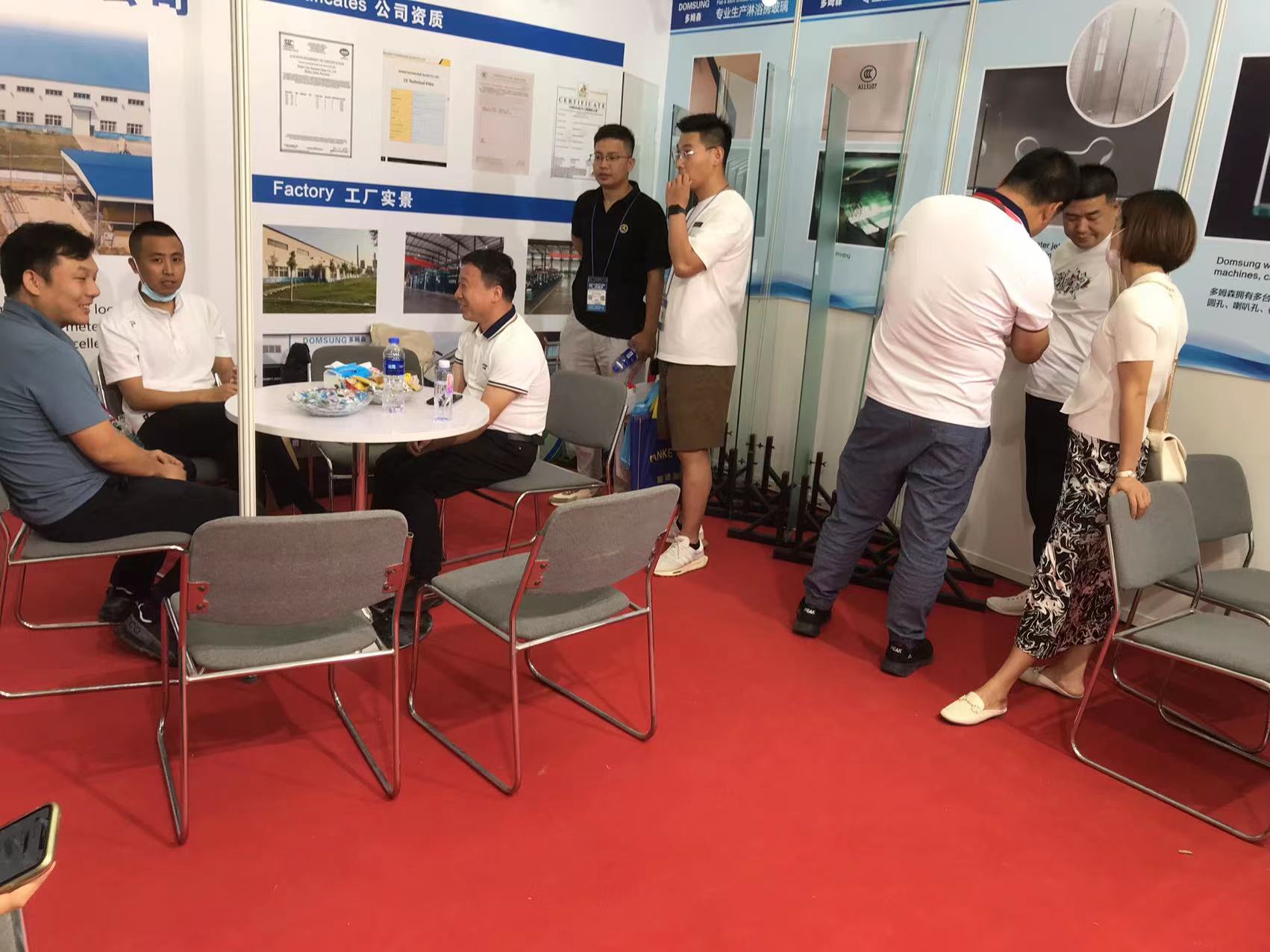 Domsung  safety shower door toughened glass in KBC 2023 Shanghai 