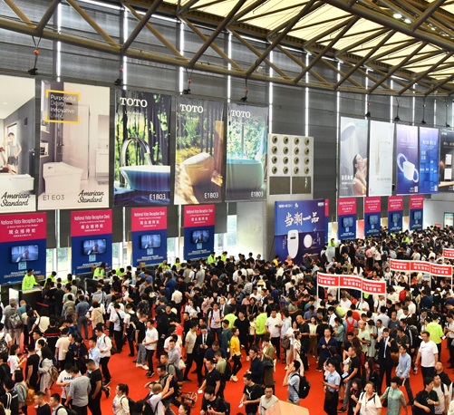 China kitchen & bath exhibition 2023 Domsung safety shower door toughened glass