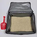 Large Cats Pet Travel Light Weight Use In Car Hotel Foldable Collapsible Handles Portable Cat Litter