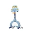 Portable basketball football stand removable adjustable height children kid's basketball hoop