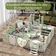 Plastic Baby Big Fence Safty Playpen With Slide And Swing Toddler Playpen