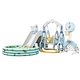 Plastic Children Toys Kids Baby Indoor Slide With Swing Set Commercial Playground