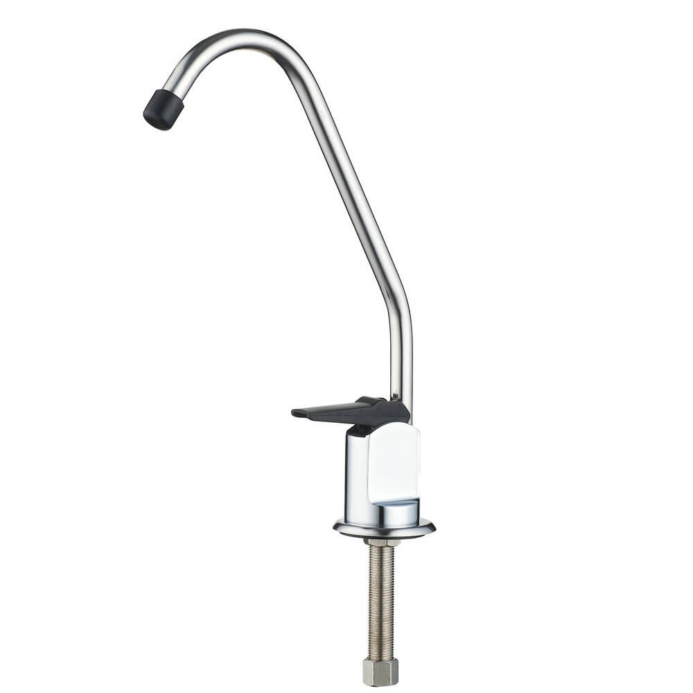 4 way kitchen mixer tap have four tubes for hot /cold / pure/ minalized water