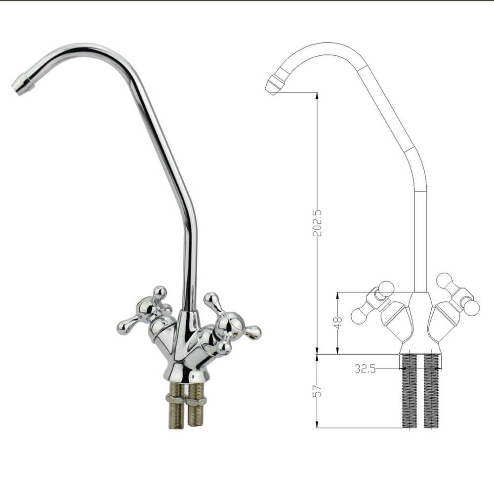 4 way kitchen faucet, 4-in-1 kitchen taps, 4 way mixer water tap
