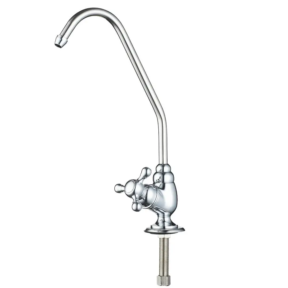 4 Way Kitchen Faucet means hot water,cold water, pure water and mineralized water