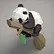 Wholesale Custom 3D Paper Model Cardboard Decorations Ornaments DIY Cute Panda Paper Crafts