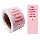Self Adhesive Waterproof Thank You Label Sticker Roll Rectangle Shipping Box Security Seal Gifts Wrapping Stickers