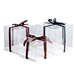 transparent cake box