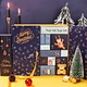 Custom Empty 24 Days Christmas Countdown Advent Calendar Happy Birthday Double Door Open Advent Calendar Gift Box