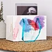 Italain shopping carry used colorful pattern packaging white paper bags