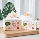 Wholesale Custom Printed Rectangle Disposable Sandwich Box Packaging Paper Hamburger Box