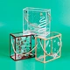 Easy Assembly Wedding Party Snack Candy Clear Plastic Packaging Box PVC Transparent PET Gift Boxes With Rope