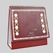 Creative custom printing desk decorative double spiral wire binding calendar