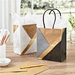 Geometry pattern wedding christmas tote kcraft paper gift bag for hot sale